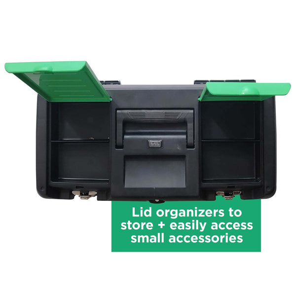 Black Decker Reviva™ Toolbox Bundle Tool Storage Organizer 19" And 12"