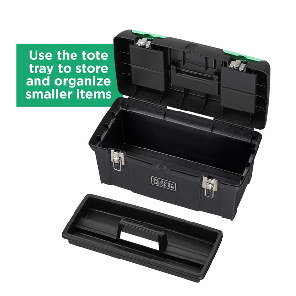 Black Decker Reviva™ Toolbox Bundle Tool Storage Organizer 19" And 12"