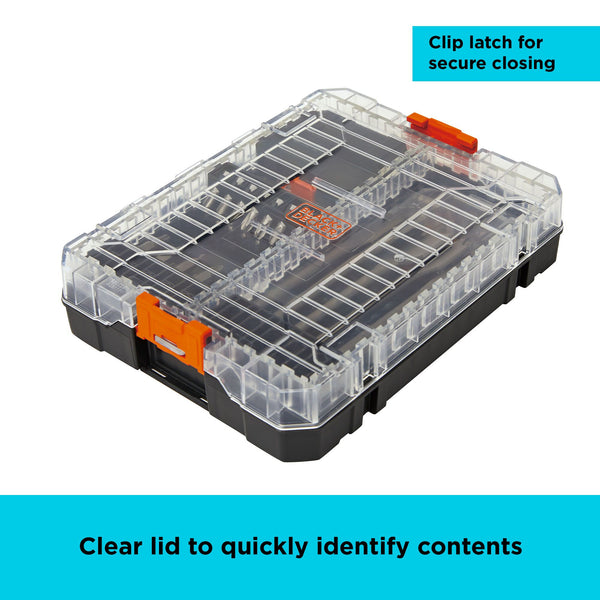 Black Decker Screwdriver Bit Set And Drill Bit Set 130-Piece