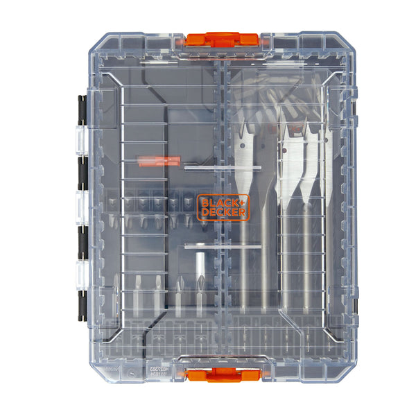 black decker Screwdriver Bit Set and Drill Bit Set 130-Piece