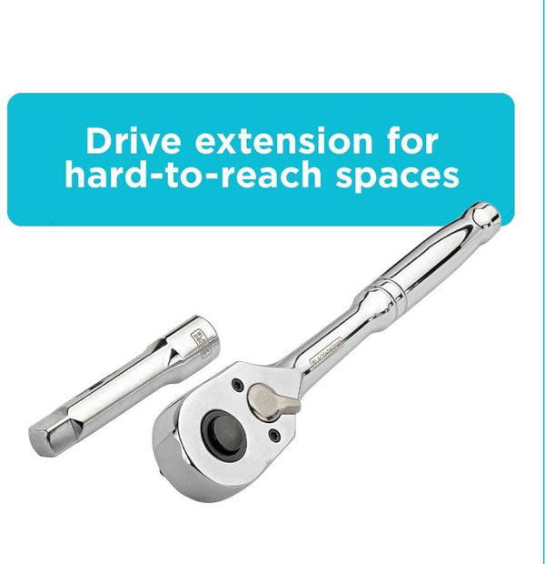 Black Decker Socket Set 40-Piece Chrome Carrying Case