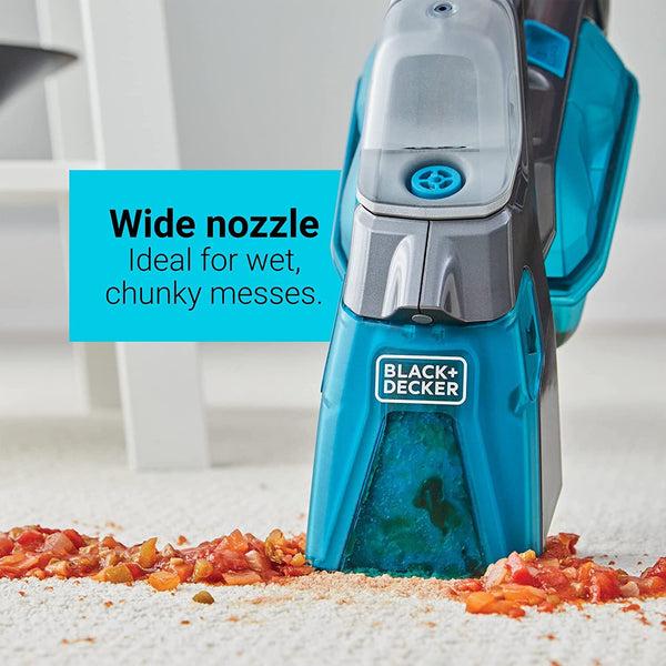 Black Decker Spillbuster Cordless Spill + Spot Cleaner With Scrub Brush And Extra Filter