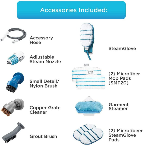 Black Decker SteamMop™ + Glove 7in1 Complete Steam Cleaning Solution