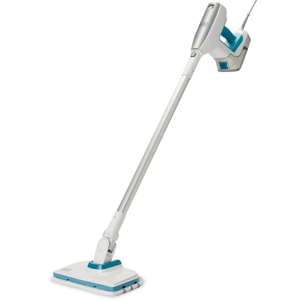 black decker SteamMop™ Multipurpose Steam Cleaning System with 7 Attachments + Storage Wall Mount