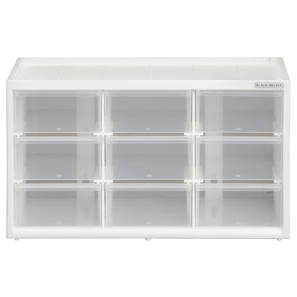 Black Decker Storage Organizer Large 9 Drawer Bin Modular Storage System