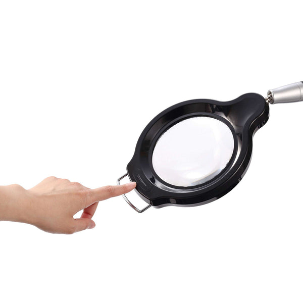 Black Decker Ultra Reach Magnifier Led Desk Lamp Black