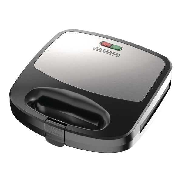 Black Decker Waffle Maker Grill Or Sandwich Maker With Stainless Steel Accents