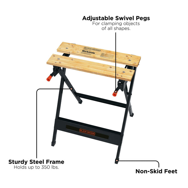 Black Decker Workmate™ Portable Workbench 350-Pound Capacity