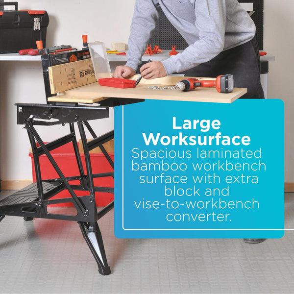 Black Decker Workmate™ Portable Workbench 425-To-550-Pound Capacity