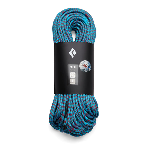 black diamond 9.2 Dry Climbing Rope - Babsi Edition Blue-Red