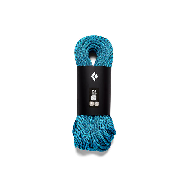 Black Diamond 9.6 Dry Climbing Rope - Bi-Pattern Blue