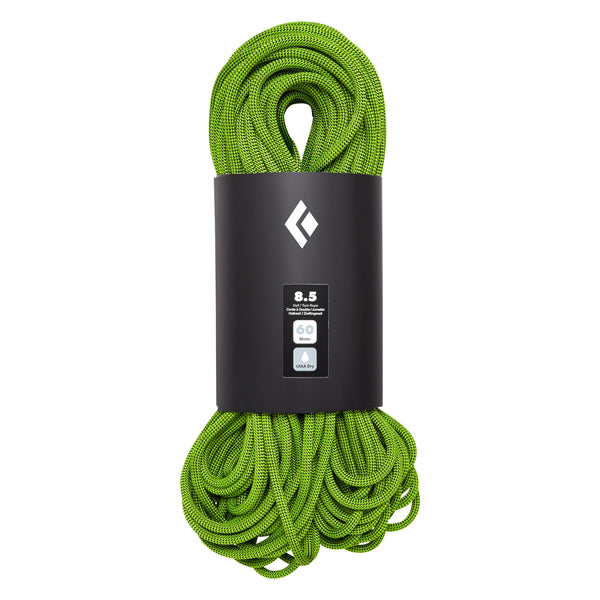 black diamond 8.5 Dry Climbing Rope Green