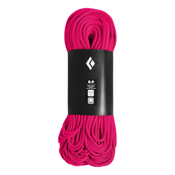 black diamond 8.9 Dry Climbing Rope Ultra Pink