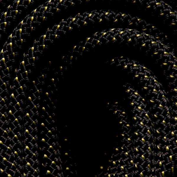 Black Diamond 9.0 Static Rope 65 M Black-Yellow