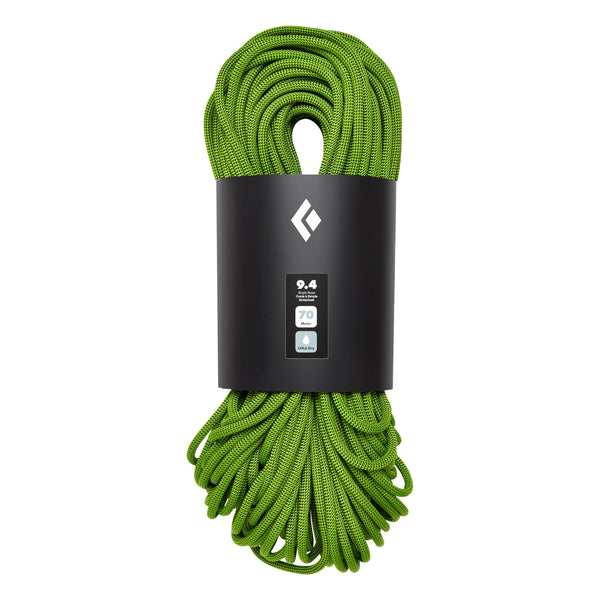 black diamond 9.4 Dry Climbing Rope Envy Green