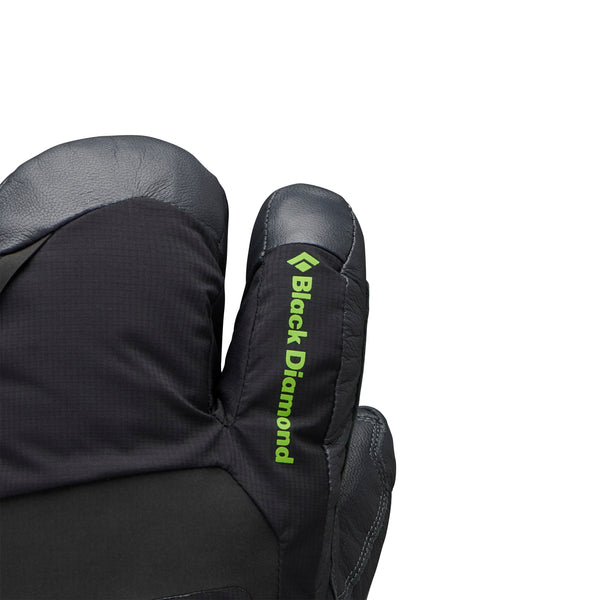Black Diamond Alpine 3-Finger Mitts Black-Carbon