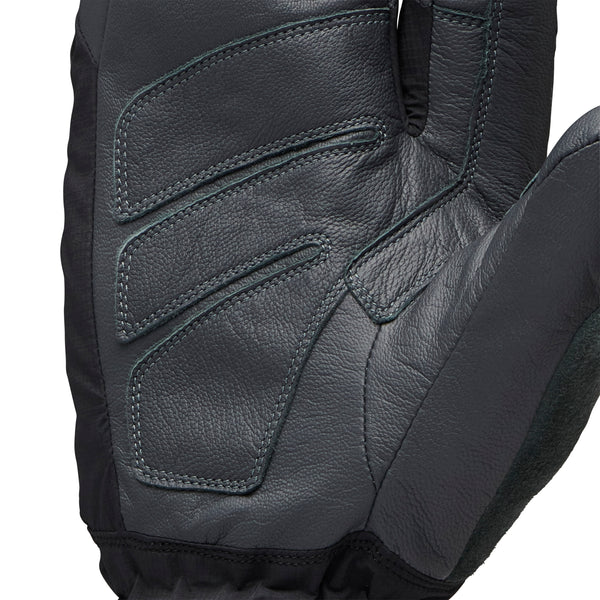 Black Diamond Alpine 3-Finger Mitts Black-Carbon