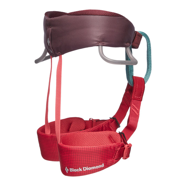 Black Diamond Kids' Momentum Harness Wild Rose