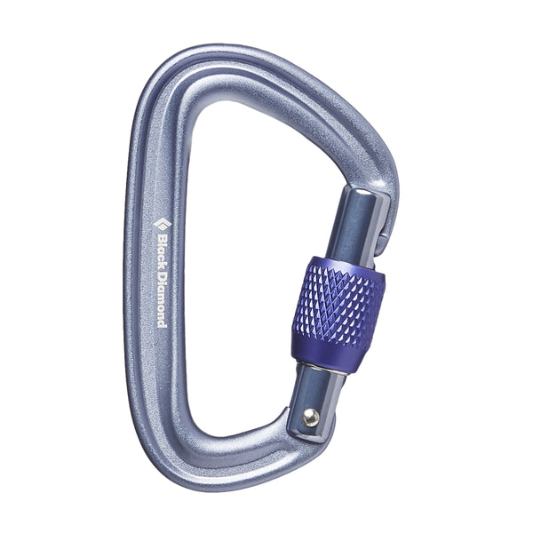 black diamond LiteForge Screwgate Carabiner Gray