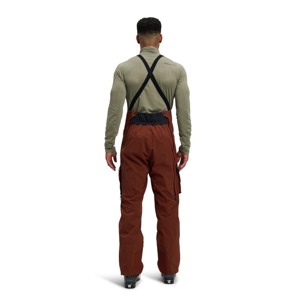 Black Diamond Men's Factor Bibs Iron Red