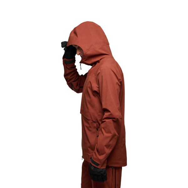 Black Diamond Men's Factor Shell Iron Red