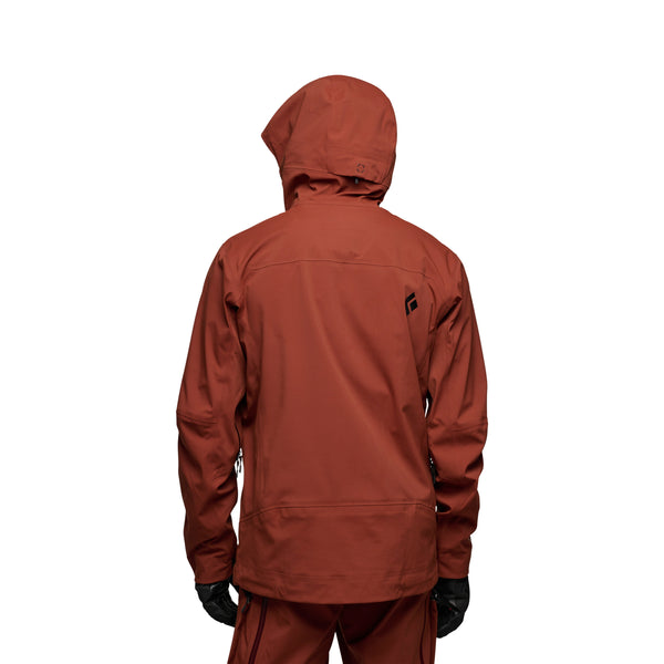 Black Diamond Men's Factor Shell Iron Red