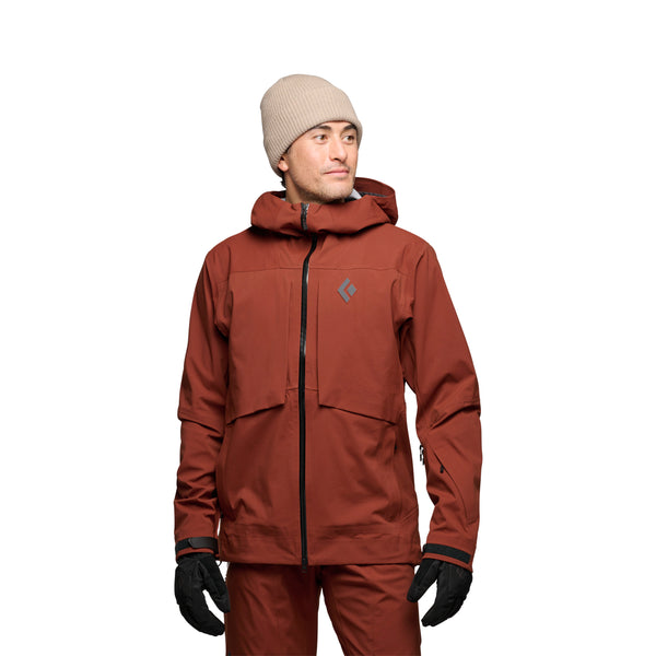 black diamond Men's Factor Shell Iron Red