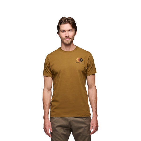 black diamond Men's Faded Tee Dark Curry
