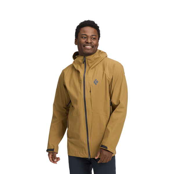 black diamond Men's Highline Stretch Shell Flax