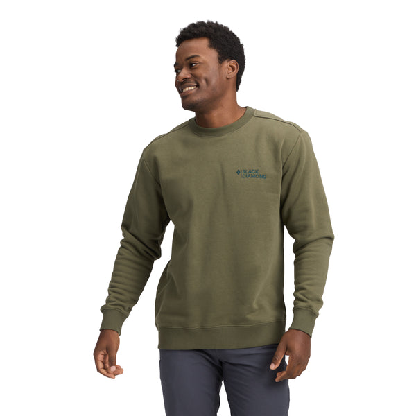 black diamond Men's Mini Stacked Crewneck Tundra