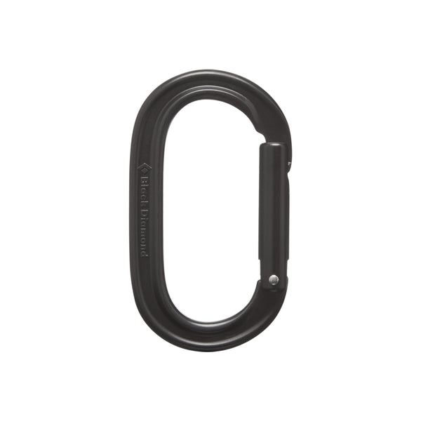 Black Diamond Oval Keylock Carabiner Black