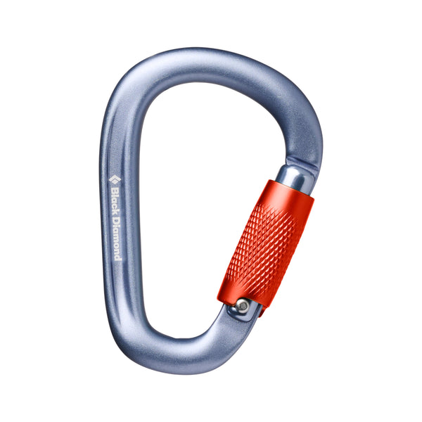 black diamond Pearlock Twistlock Carabiner Gray