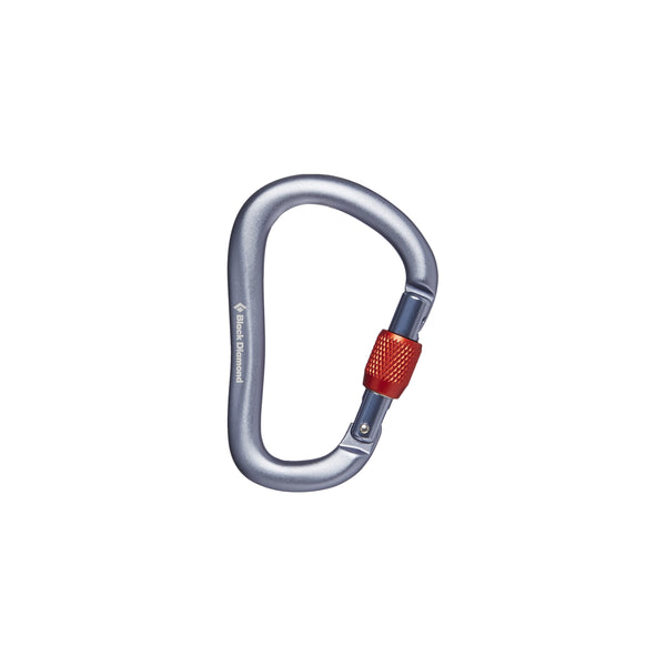 black diamond RockLock Screwgate Carabiner Gray
