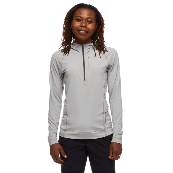 Black Diamond Women's Alpenglow Pro Hoody Pewter