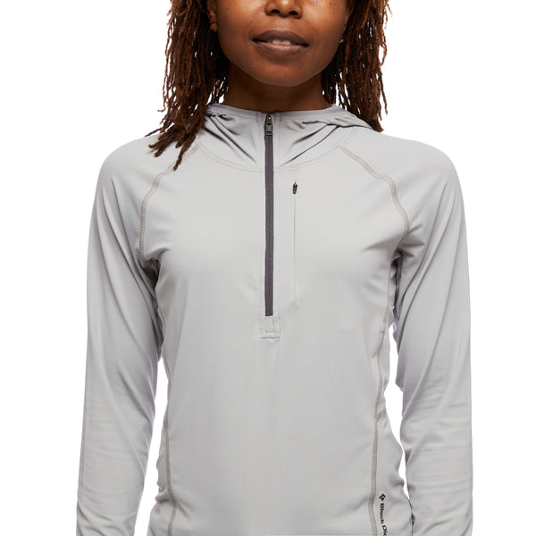 Black Diamond Women's Alpenglow Pro Hoody Pewter