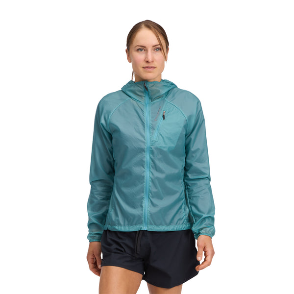 black diamond Women's Distance Wind Shell Glacier