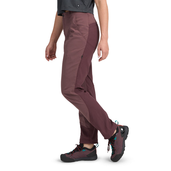 Black Diamond Women's Pursuit Hybrid Pants Fig