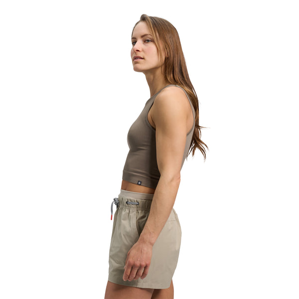 Black Diamond Women's Seamless Rib Tank Walnut