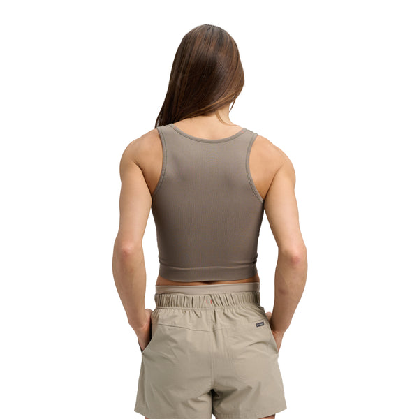 Black Diamond Women's Seamless Rib Tank Walnut