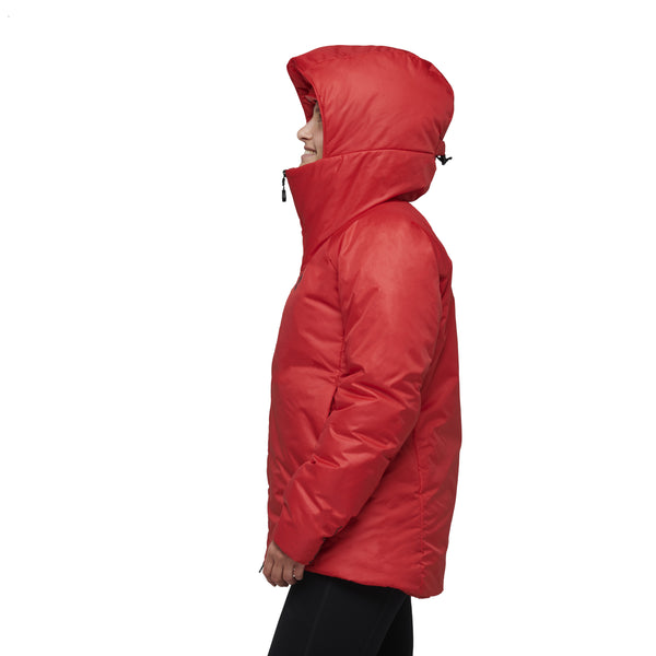 Black Diamond Women's Solution 4.0 Parka Coral Red
