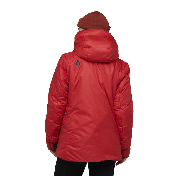 Black Diamond Women's Solution 4.0 Parka Coral Red