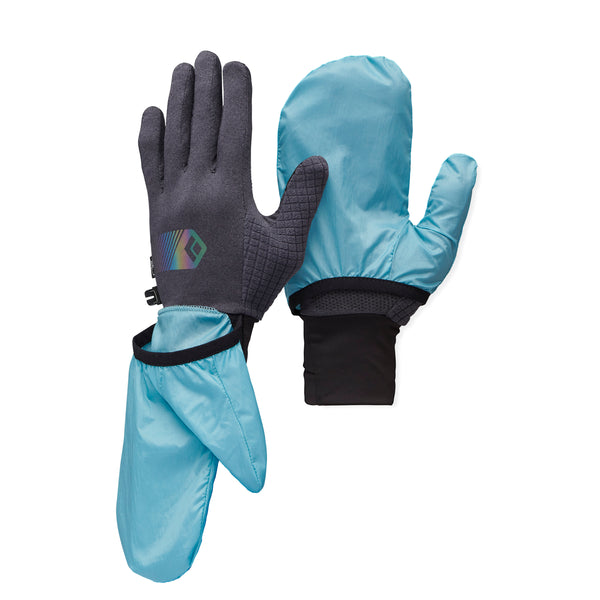 black diamond Deploy Wind Hood Gloves Carbon-Glacier