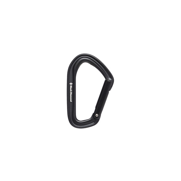 black diamond Hotforge Straight Gate Carabiner Black