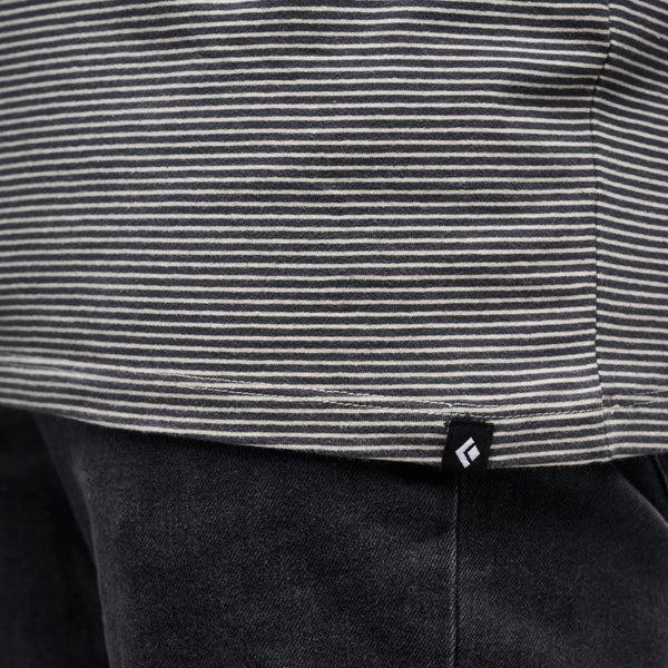 Black Diamond Men's BD Stripe Tee Charcoal-Off White