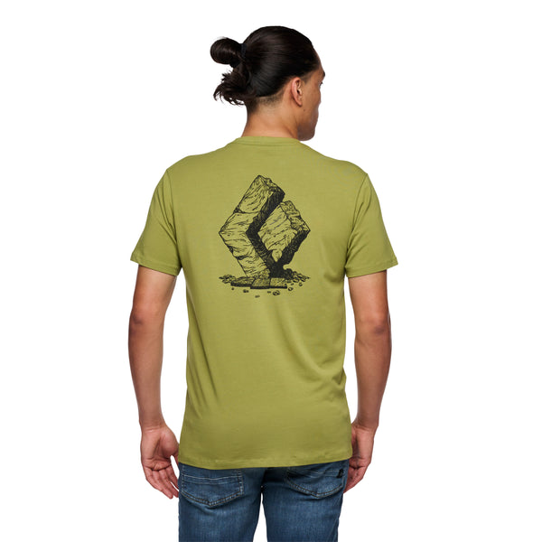 Black Diamond Men's Boulder Short Sleeve Tee Camp Green