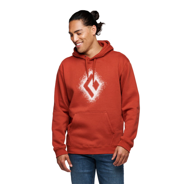 black diamond Men's Chalked Up 2.0 Pullover Hoody Burnt Sienna