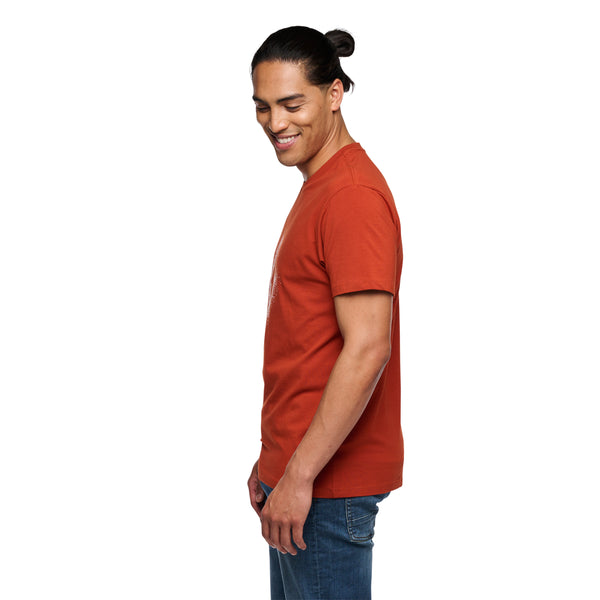 Black Diamond Men's Chalked Up 2.0 Tee Burnt Sienna