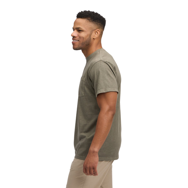 Black Diamond Men's Diamond Patch Short Sleeve Pocket Tee Walnut