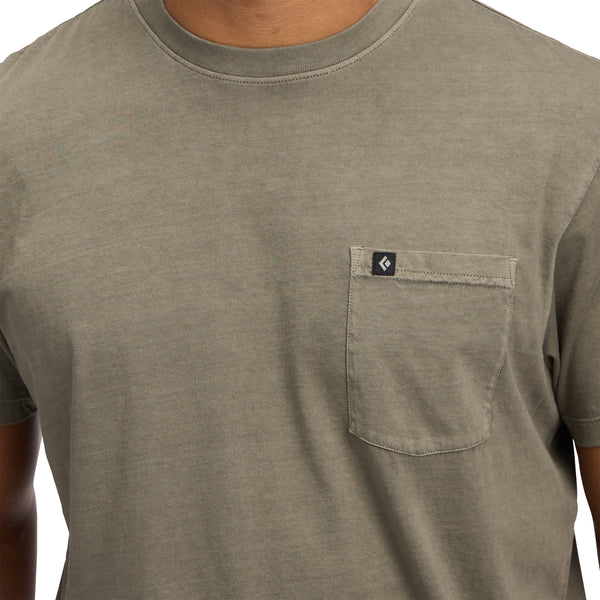 Black Diamond Men's Diamond Patch Short Sleeve Pocket Tee Walnut