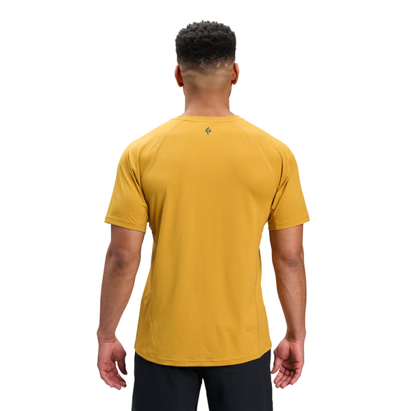 black Diamond Men's Distance Short Sleeve Tech Tee Amber